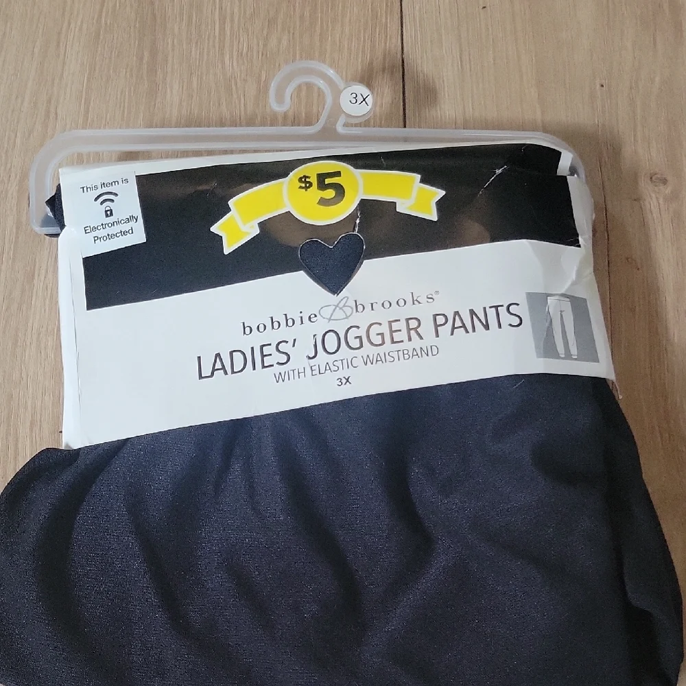 Bobbie Brooks Navy Ladies' Jogger Pants - Picture 2 of 4